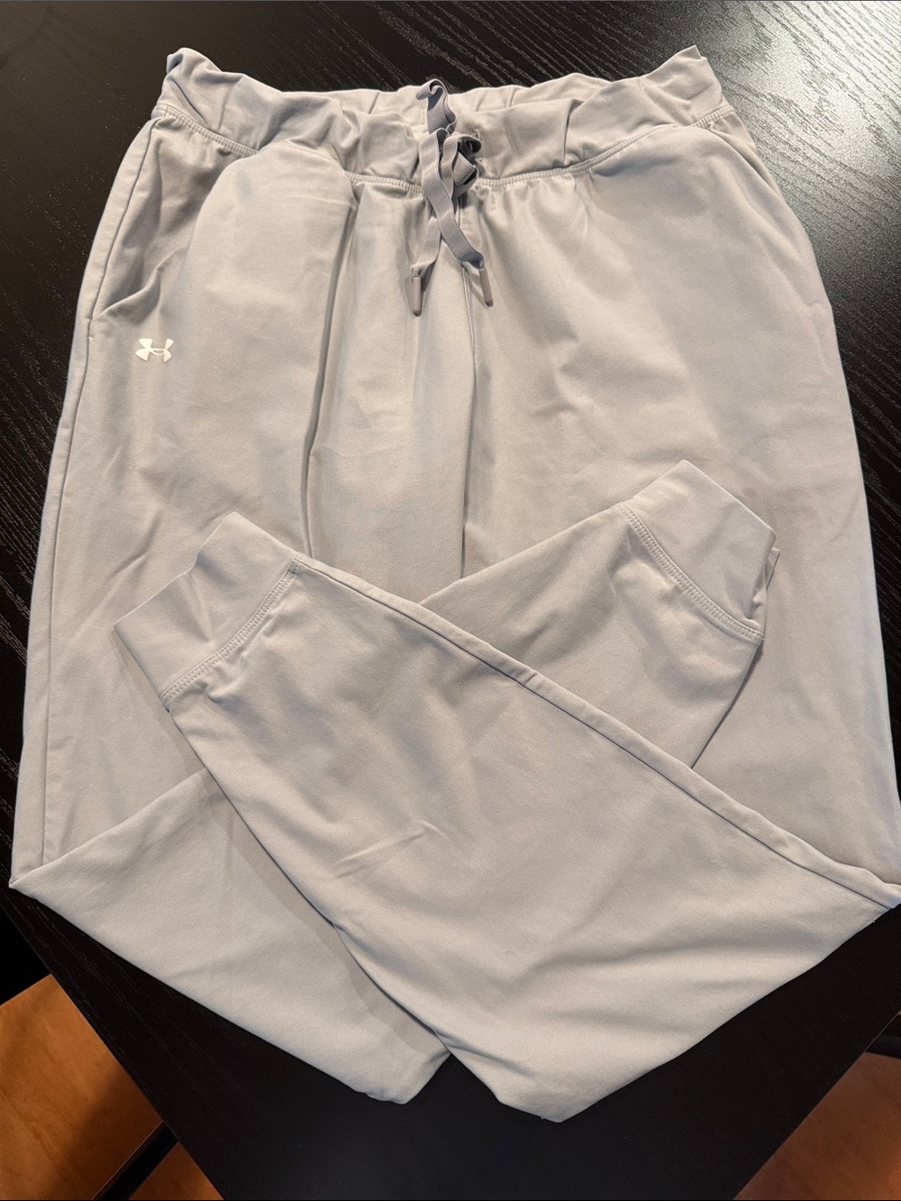 Under Armour Light Gray Joggers with Drawstring